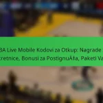 NBA Live Mobile Kodovi za Otkup: Nagrade za Prekretnice, Bonusi za Postignuća, Paketi Valute