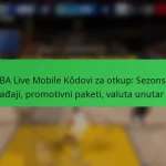 NBA Live Mobile Kôdovi za otkup: Sezonski događaji, promotivni paketi, valuta unutar igre